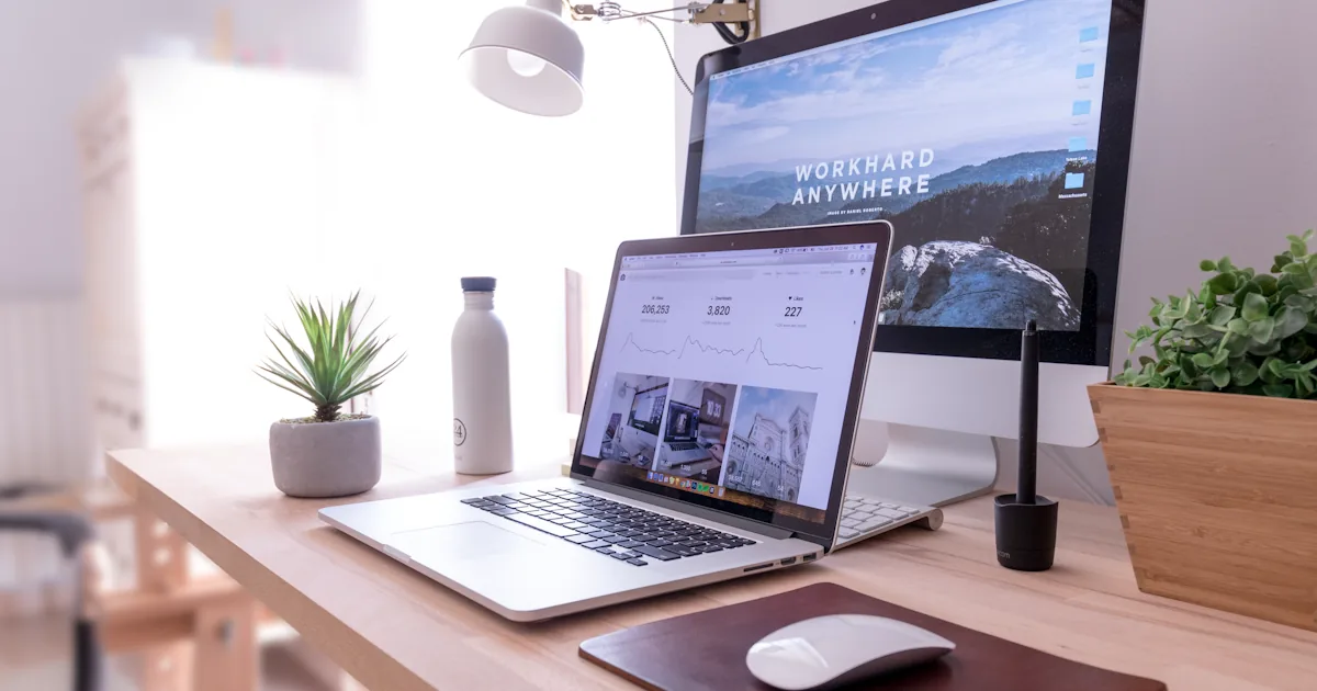 Diseño web profesional en computadora
