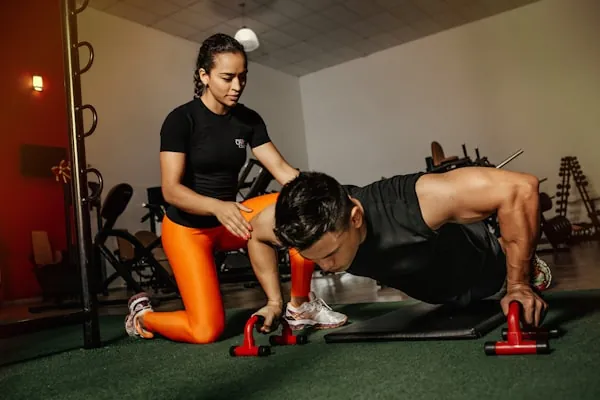 Entrenador personal con sitio web