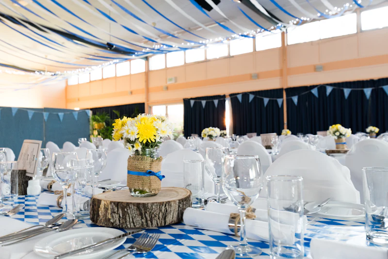 Mesa elegante preparada